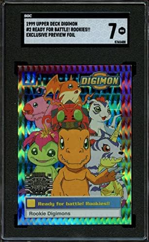 Çaylaklar Savaşa Hazır Özel Önizleme Folyosu SGC 7 NM 1999 UD Digimon 2