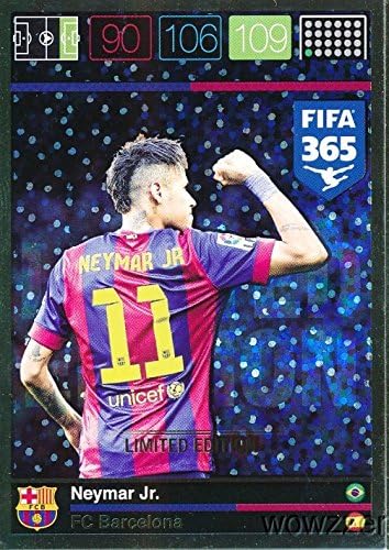 Panini Adrenalyn XL FIFA 365'E ÖZEL Neymar Jr. Sınırlı Sayıda Kart! Avrupa'dan ithal edilen Nadir Harika Özel