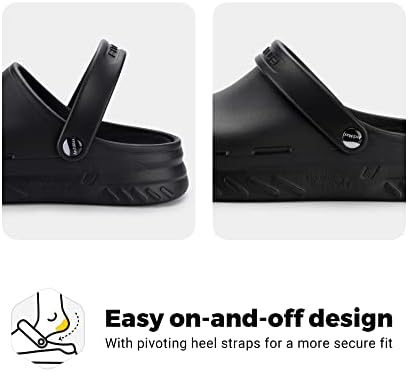 FıtVılle Geniş şef Ayakkabıları erkek Kaymaz iş ayakkabısı Yemek Servisi için Su Geçirmez Kemer Desteği ile