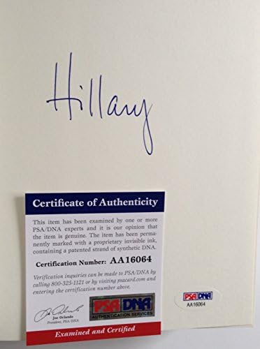 Hillary Clinton kitabı imzaladı Zor Seçimler w PSA DNA coa siyasi ciltli