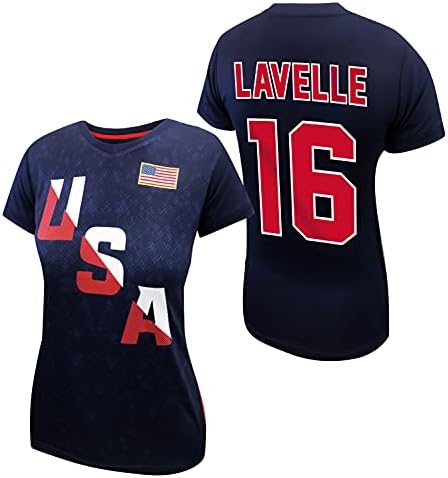 Simgesi Spor USWNTPA Oyuncular Assn T-Shirt-kadın Jersey Inspired Oyun Günü Gömlek Resmi Olimpiyat Futbol Takımı Tee