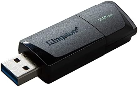 Kingston 32GB DataTraveler Exodia M USB 3.2 Flash Sürücü (50'li Paket, Siyah) USB 3.0-USB-C Adaptörlü Paket (51 Ürün)