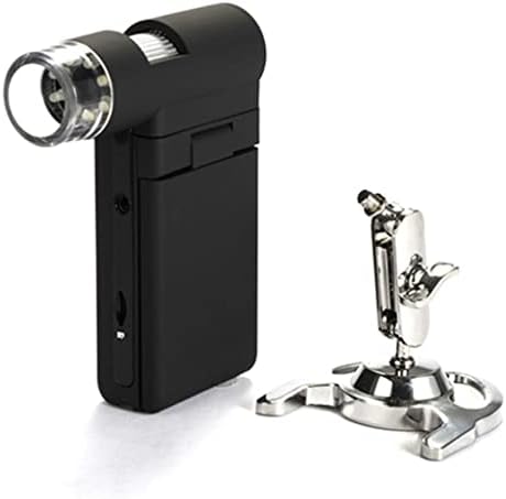 n / a 500X Mobil Dijital Mikroskop 3 LCD 5MP Katlanabilir USB Lityum Pil 8 LED PC Büyüteç Kamera Araçları