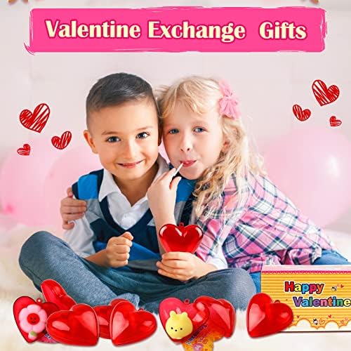 Çocuklar İçin Sevgililer Hediyeler, 28 Adet Squishy Oyuncaklar İle Sevgililer Kartları Okul Sevgililer Değişim Hediyeler