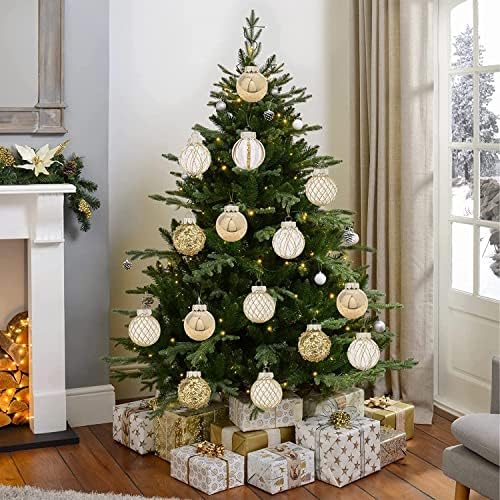 Noel asılı süslemeleri,noel ağacı süsleri,noel baubles,Kırmızı Noel Top Süsler 25 Set, Kırılmaz Süsler Topları Ağacı