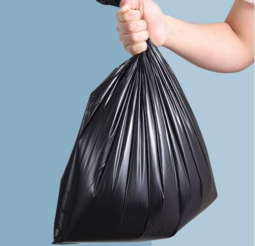 Kalınlaşmak çöp torbası Yelek Tarzı Taşınabilir Siyah Ev Tek Kullanımlık Plastik Torba