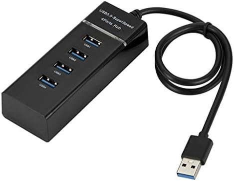 DSHGDJF USB3. 0 Genişletici Çok Portlu USB 1 ila 4 Kablo Adaptörü Dizüstü Hub Yerleştirme İstasyonu 5Gbps Verili 4