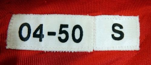2004 Kansas City Chiefs Mitchell 72 Oyunu Yayınlandı Kırmızı Forma 50 DP23366-İmzasız NFL Oyunu Kullanılmış Formalar