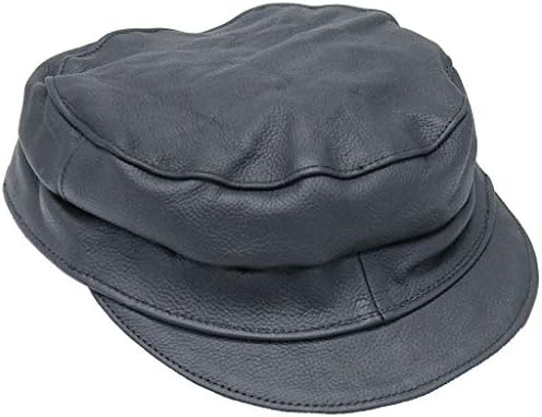 Jamin ' Leather ® - Klasik Motorcu Şapkası H127 Siyah