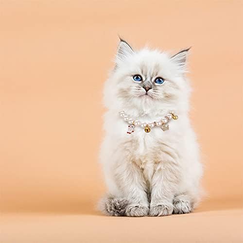 Süslü Kedi Tasması Evcil Hayvan Tasmasıgüzel süslemeler yapınsweddingspet Yansıtıcı Kedi Tasması Bells ile Ayrılıkçı