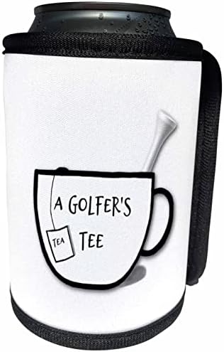 İçinde Golf Tişörtü ve Metin Bulunan 3 Damla Çay Bardağı - Can Soğutucu Şişe Sargısı (cc-360766-1)