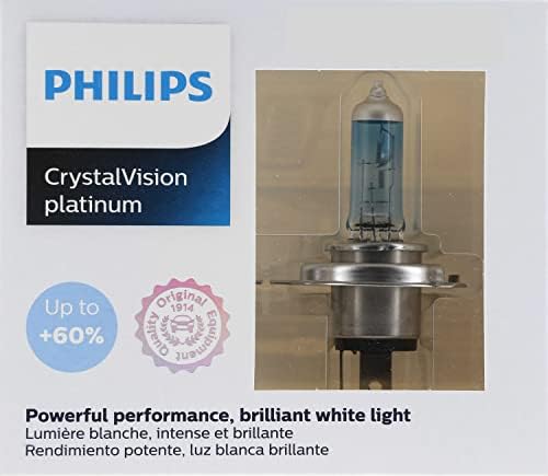 Philips 9003 CrystalVision Platinum Yükseltme Far Ampulü, 2'li Paket