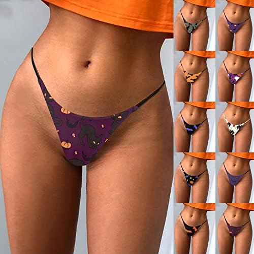 Noel G String Thongs Kadınlar için Seksi Slutty Nefes Külot Bayan İç Çamaşırı T-Geri Knickers Hipster