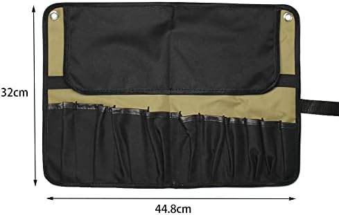 Oxford Kumaş Rulo alet çantası Çok Fonksiyonlu Haddeleme Aracı Asılı Çanta Çok Cep Büyük Kapasiteli Taşınabilir Depolama