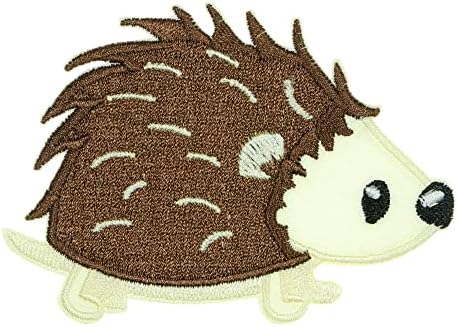JPT-Hedgehog Hedgie Hayvan Sevimli Karikatür İşlemeli Aplike Demir / Yamalar üzerinde Dikmek Rozeti Sevimli Logo Yama