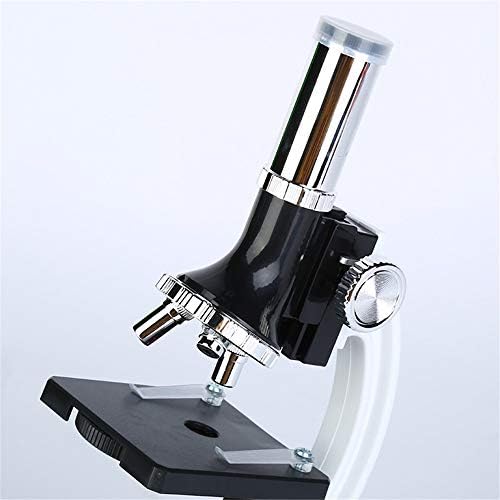 Teerwere El Mikroskop Optik Bileşik Mikroskop Seti Slaytlar ile Öğrenciler ve Çocuklar için Biyoloji Akülü Acemi Mikroskop