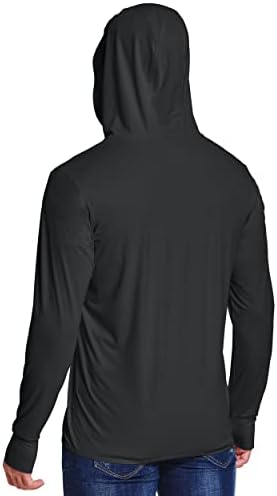 Willit erkek UPF 50 + Hafif Ceket Güneş Koruma Kapşonlu SPF UV Ceket Yürüyüş Balıkçılık Gömlek Uzun Kollu Tam Zip