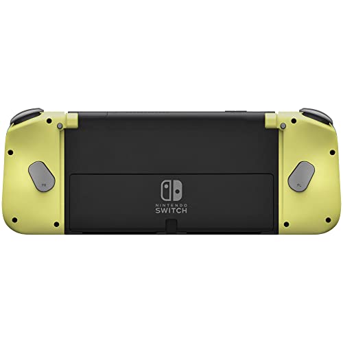 HORİ Nintendo Switch Split Pad Compact (Açık Gri ve Sarı) - Elde Taşınabilir Mod için Ergonomik Denetleyici-Nintendo