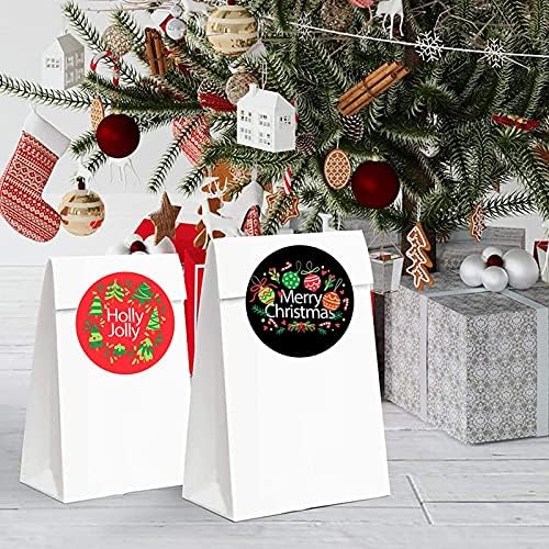 500 Rulo Hediye Hediye Etiketi Süslemeleri Çıkartmalar Paketi Noel Tatili Çıkartmalar 1 Duvar Sticker Kış Çıkartmalar