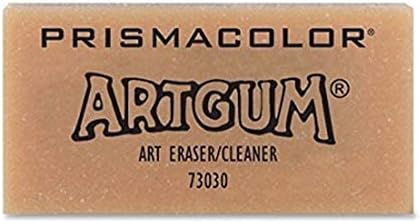 Prismacolor Artgum Silgi-Kurşun Kurşun kalem Silgisi - Toksik olmayan - 1 X 2 - 1each-Bej