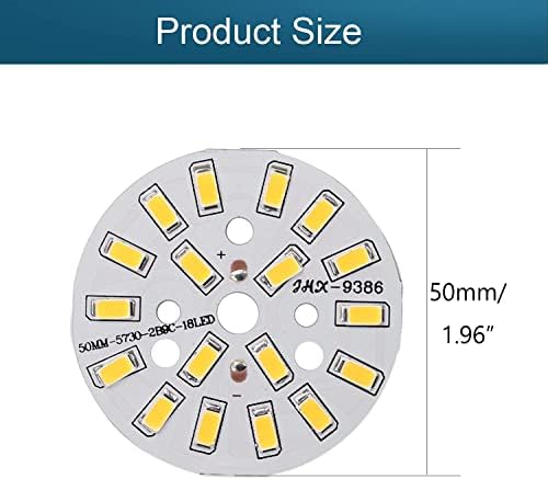 Utoolmart LED çip ampul, 5730 300mA 9 W yüzeye monte modülü çip ampul, 120lm parlaklık lamba boncuk ışık kaynağı çip,