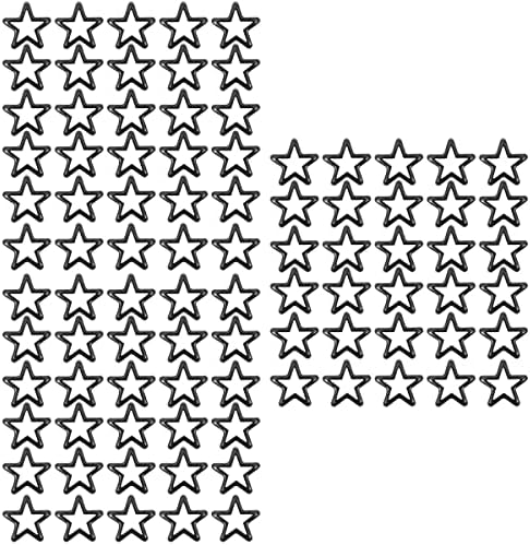 Yıldız Perçinler 150 adet Yıldız Şekli Çiviler Pençe Perçinler Metal Yıldız Pençe Çiviler Perçin Nailhead Punk Perçinler