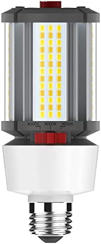 Satco S23146 Hi-Pro Watt ve Renk Sıcaklığı Seçilebilir LED Mısır Koçanı Lambası, HID Değiştirme, 18W / 16W / 12W,