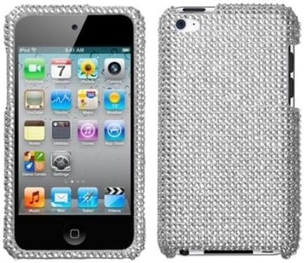 Issmor-Gümüş Diamante Koruyucu Ön kapak (Diamante 2.0) APPLE iPod touch için(4. nesil)