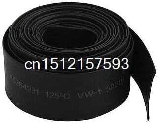 Siyah 20mm Çap. Isı Shrink boru daralan tüp Sleeving Wrap tel 5 metre