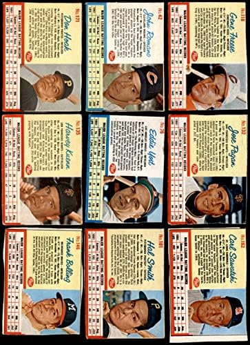 1962 Beyzbol Sonrası 25 Kart Başlangıç Seti / Lot (Beyzbol Seti) VG