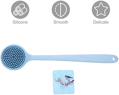 mınkıssy Silikon vücut ovucu Silikon vücut fırçası Kolu Masaj Fırçalama yıkama süngeri Saç Ovucu Peeling Vücut Derisi
