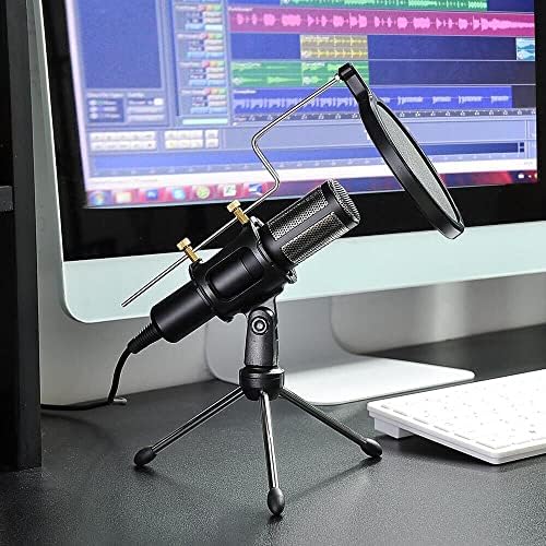 Ayarlanabilir Tripod Standı ile Ampersand Mağazaları USB Kondenser Mikrofon